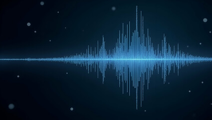 Flat Digital soundwave hologram being adjusted by professional to reflect voice recognition systems concept as Configuring futuristic soundwave technology for advanced voice recognition in  Simple fla