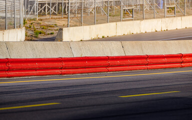 Racetrack Barrier and Concrete Walls