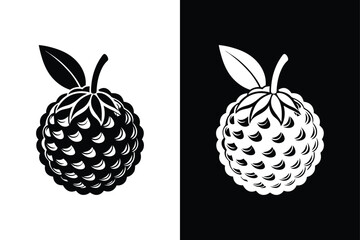 Classic Lychee Flat Design Ideal for Digital & Print Use