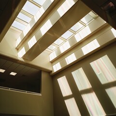 Obraz premium A Stunning Architectural Interior with Natural Light