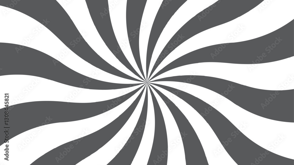 Poster Abstract Retro sunburst background Abstract radial lines. Classic vintage sun rays pattern with Comic design element. Sunburst pattern beam rays background. Twirl background black and white pattern