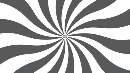 Abstract Retro sunburst background Abstract radial lines. Classic vintage sun rays pattern with Comic design element. Sunburst pattern beam rays background. Twirl background black and white pattern