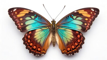 Fototapeta premium Luminous Butterfly Wings: Macro AI Generated Photography