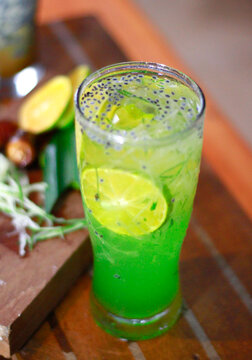Indonesian drink called Es Kuwut special Ramadan Menu.