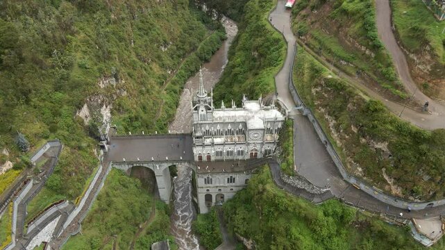 Ipiales Colombia Sanctuary of Las Lajas Cathedral South America landmark