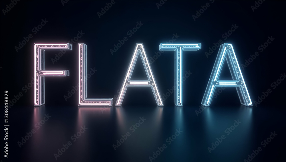 Poster elevate your presentations with a holographic text display: creative floating placeholders for dynam