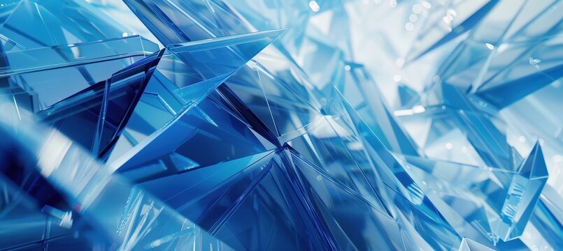 Abstract Geometric Glass Design