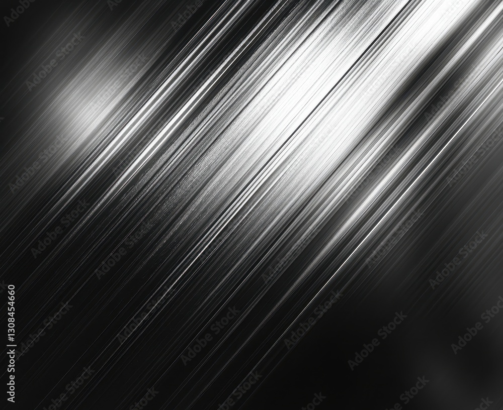 Aufkleber abstract metallic background with linear gradients and shimmering light reflection for creative desi