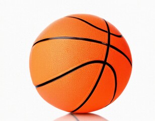 Fototapeta premium basketball ball isolated on white transparent background