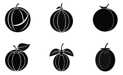 Honeydew silhouette vector