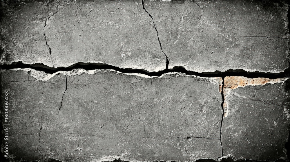 Poster cracked wall with intriguing details displaying texture and character in a captivating visual compos