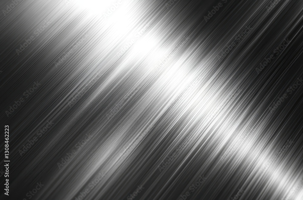 Poster abstract steel background with striking light reflections creating a dynamic and elegant textured su