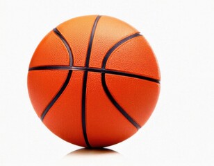 Fototapeta premium basketball ball isolated on white transparent background