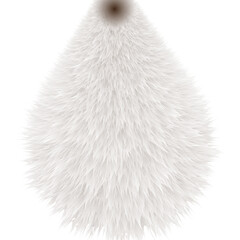 Lovely and Cute hairy cartoons emoji design template . Funny and realistic pink and blue hairy cartoons design with abstract background. Vector illustration Pro Vector