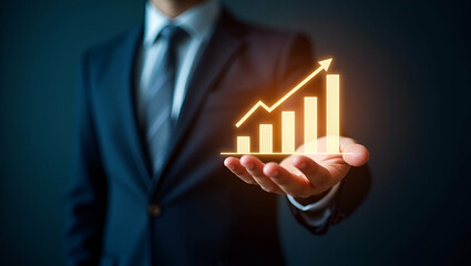 Holographic Bar Charts: Glowing Hand Gesture for Asset Allocation