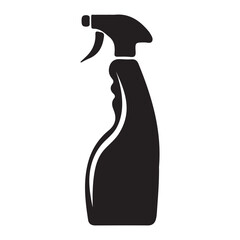 Versatile Cleaning Spray Bottle Icon for Hygiene and Sanitization Use