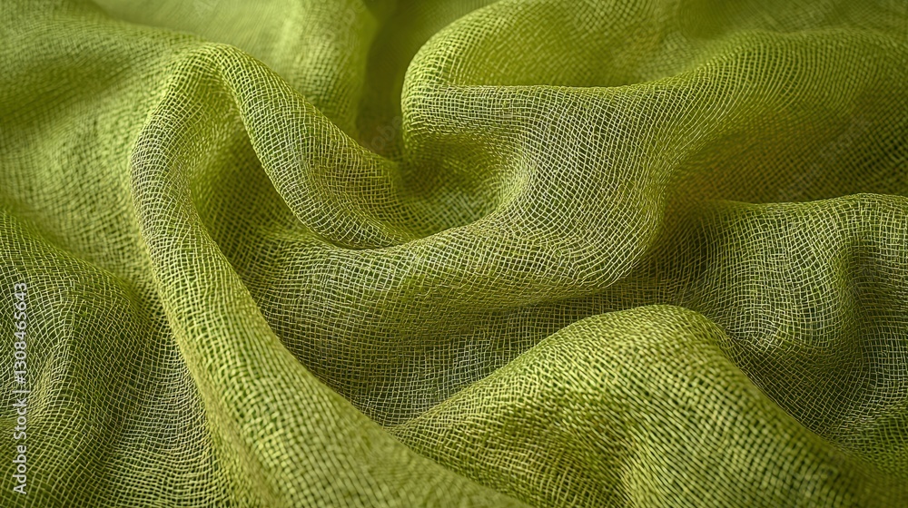 Poster a bold and lush green fabric displayed with a smooth surface and rich texture for various uses
