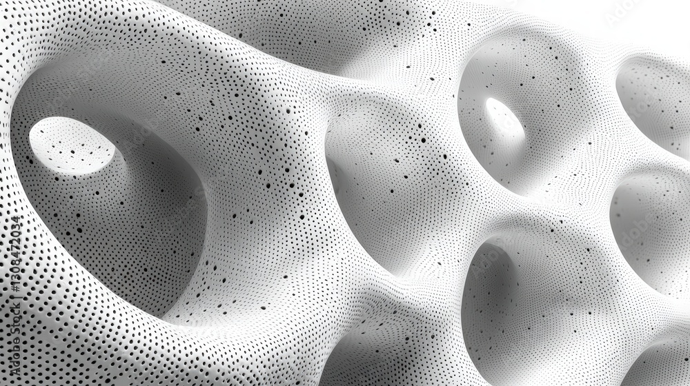 Poster striking white and black abstract background featuring dynamic shapes and contrasting textures
