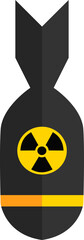 Fototapeta premium Nuclear Radioactive Warning Symbol Graphic