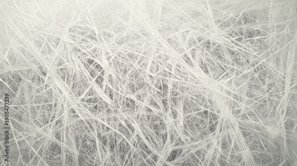 Poster abstract texture of delicate strands on a light background