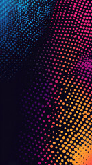 Abstract background with colorful dots in gradient pattern
