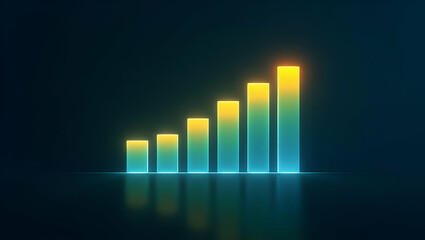 Energy Efficiency: Luminous Bar Graph for Sustainability Metrics