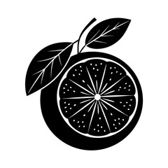 Lime silhouette vector