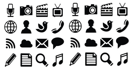 Media & Communication Icons