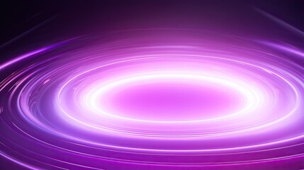 Elegant Purple Abstract Background with Curved Lines and Light Effects. Dynamic Image for Presentation and Graphic Design Use