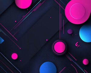 Abstract geometric dark background design