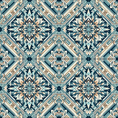 seamless pattern with geometric shapes