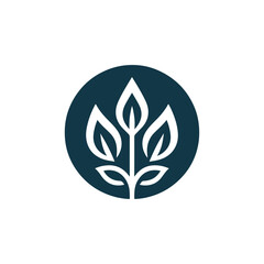 investment vector silhouette line art logo illustration