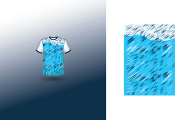 T-shirt Sport Design Template, T-shirt Mockup Abstract Grunge Sport Jersey Design For Cricket, Football Soccer, Racing, Sports, Running Soccer Jersey. Uniform Front View