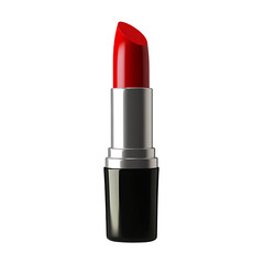Red Lipstick, Isolated on Black