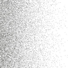 Noise gradient vector texture. Dotwork gradient pattern background. Black noise stipple dots. Sand grain effect. Abstract noise dotwork pattern. Gradient circles. Stochastic dotted grunge banner