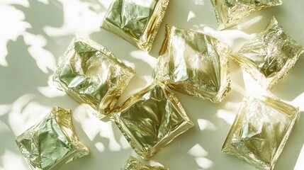 Obraz premium Dubai Chocolate Kunafa Pistachio on white background,Dubai Chocolate bar with green kadayif and pistachio spread,popular and viral chocolate 2024,space for text.