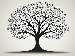 Black Tree Silhouette