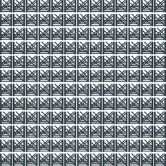 Square striped elements are repeated to create texture.