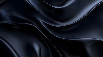 Obraz premium Abstract image of flowing dark and lustrous fabric waves