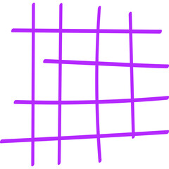 Abstract Doodle Grid