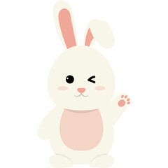 Cute Rabbit Illustration