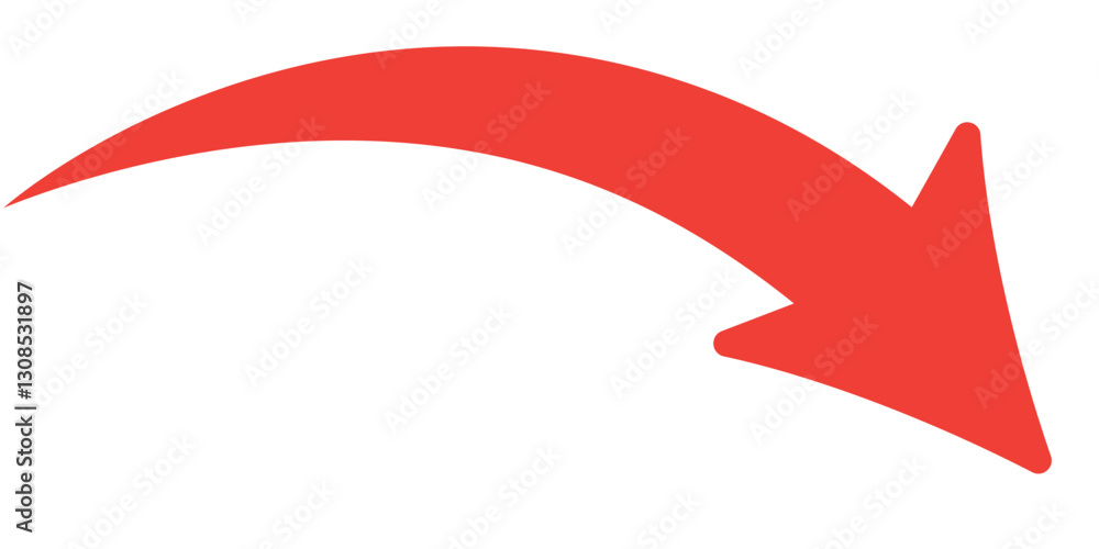 Canvas Prints black arrows set. curved arrows. arrow sign. flat style icons.