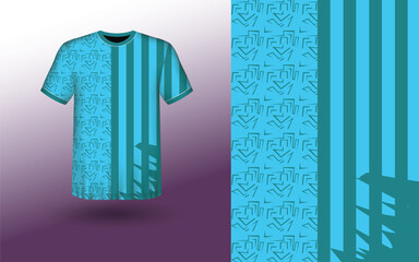T-shirt Sport Design Template, T-shirt Mockup Abstract Grunge Sport Jersey Design For Cricket, Football Soccer, Racing, Sports, Running Soccer Jersey. Uniform Front View