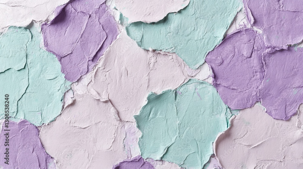 Poster torn textured background with soft pastel colors and pencil strokes for artistic design inspiration 