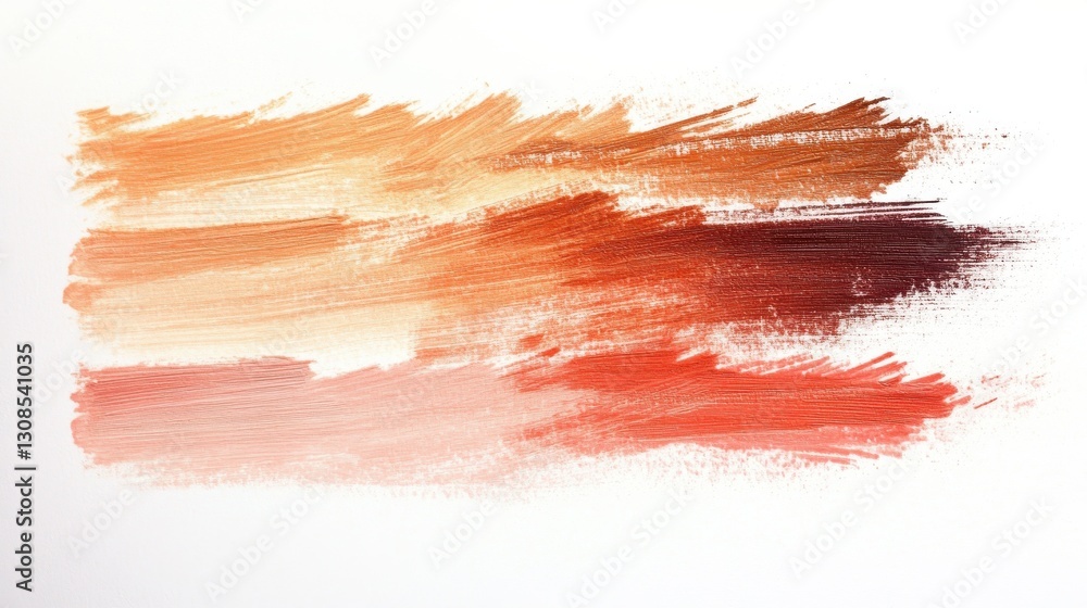 Aufkleber minimalist pencil strokes create a warm color palette highlighting soft texture and subtle transitio