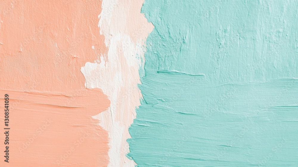 Poster Creative blend of minimalist pencil strokes and vivid colors create an abstract composition
