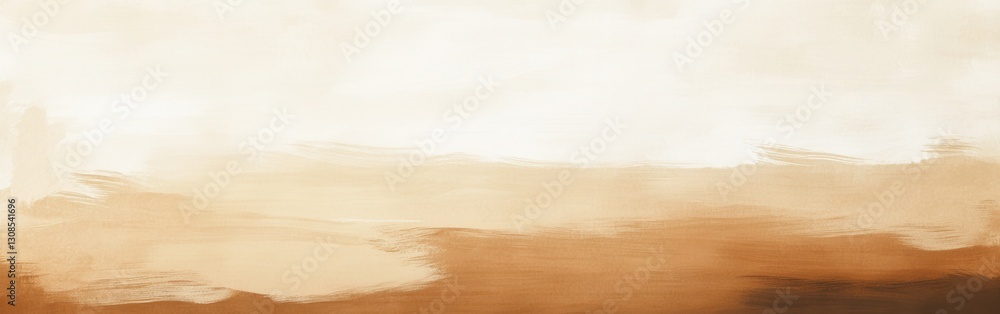 Aufkleber Muted gradient pencil strokes create a serene composition in earthy tones reminiscent of a tranquil landscape