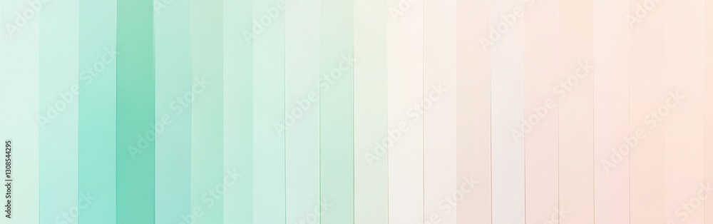 Poster Elegant gradient in a serene mint palette providing a calming visual experience with soft transitions of color tones