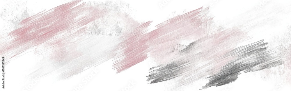 Aufkleber delicate pencil strokes create a soft artistic composition in muted pink tones on a clean background