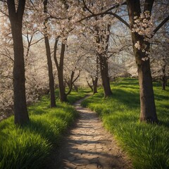 Obraz premium alley in the park